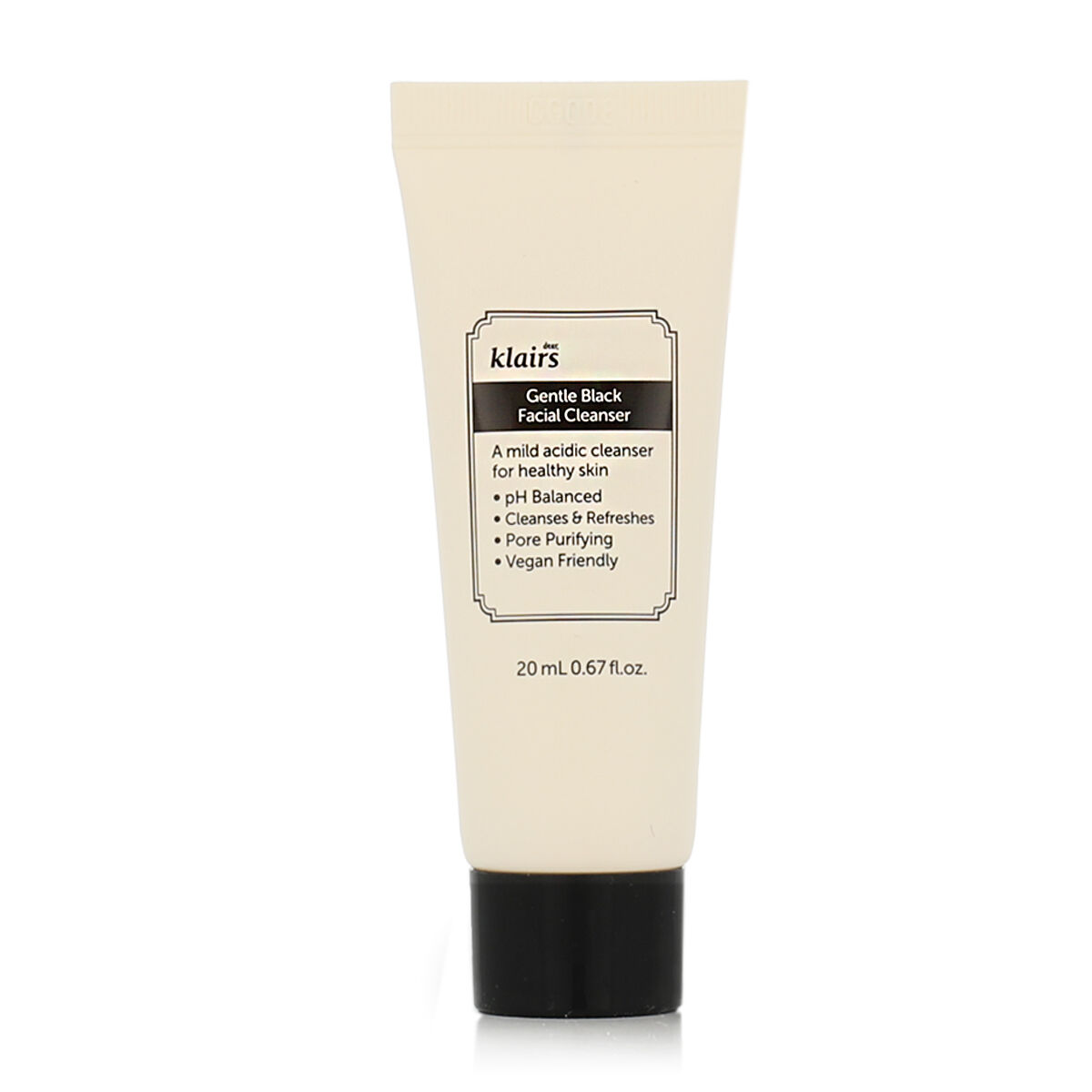Čistící gel na tvář Gentle Black 20 ml